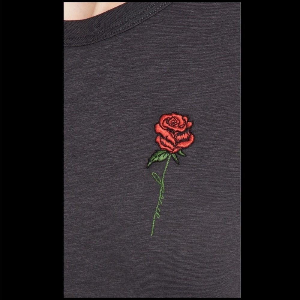 Rag & Bone Rose Script Jersey Tee - image 3